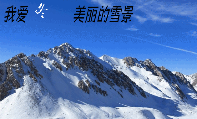 我爱冬天