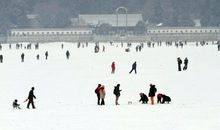 冬天的市民公园