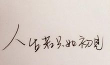 人生若只如初见