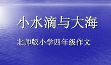 小水滴与大海