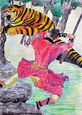 吴松打虎后，转_400字