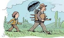 小时候我很调皮