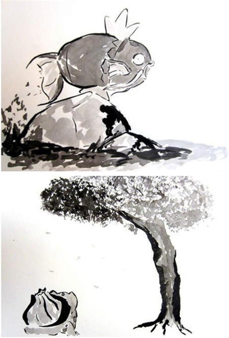水墨画风格