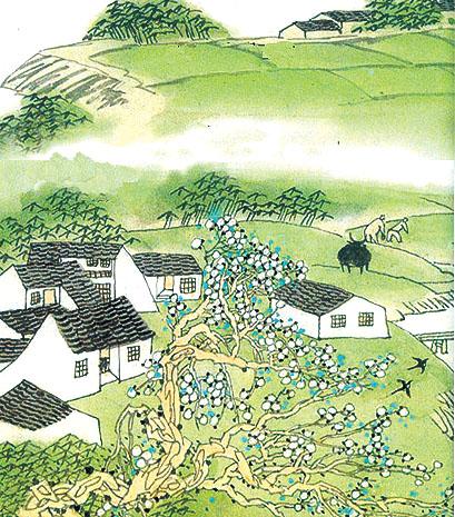 农村四月
