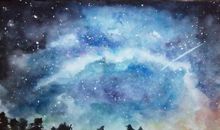 春天的夜空_300字