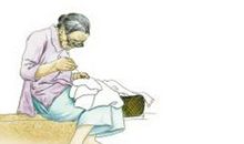 我最敬佩的人——邻居奶奶