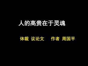 高贵的灵魂