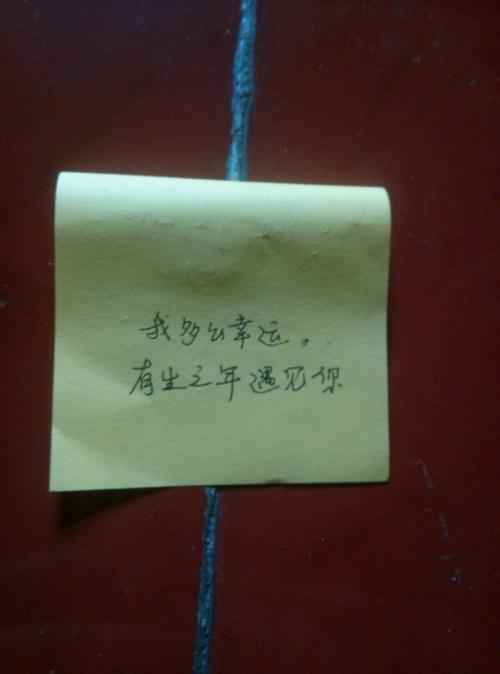 见到你真幸运