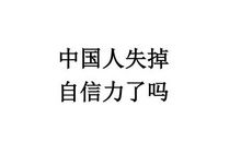 中国人失掉自信力了吗读后感