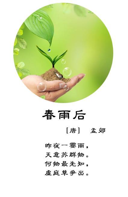 春天的雪像油一样珍贵