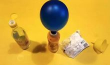 会吹气球的瓶子