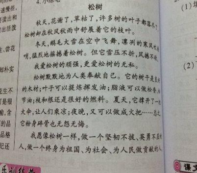 校园晨词300字