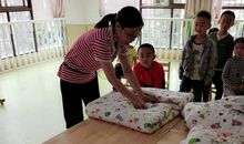 我学会了叠被子