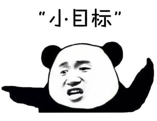 我的小目标