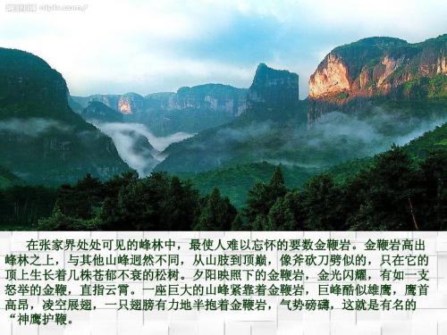 迷人的张家界