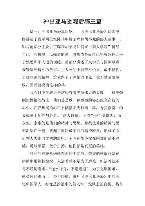 关于“走出亚马逊”的思考