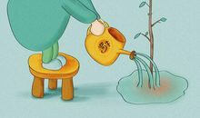 我和小树同成长