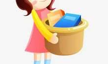 沉迷书本的女孩