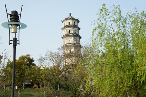 双子塔公园·春天