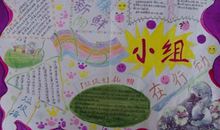 绿色环保手抄报：环保小组在行动_20字