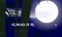 月儿照耀下的静夜
