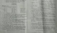 2011雅安中考语文试题（含答案）