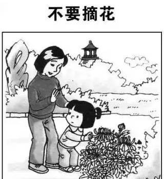 不要摘花