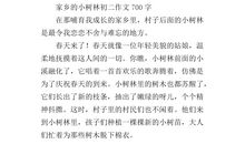 家乡的树林作文