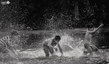 和母亲在一起的夏日童年