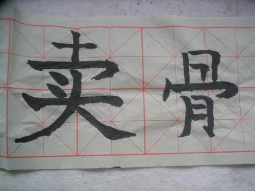 我学会写书法