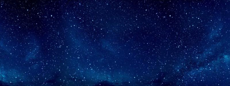 繁星点点的天空