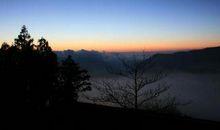 越过山梁看日出