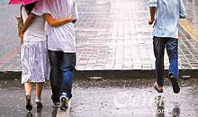 漫步雨中思文化