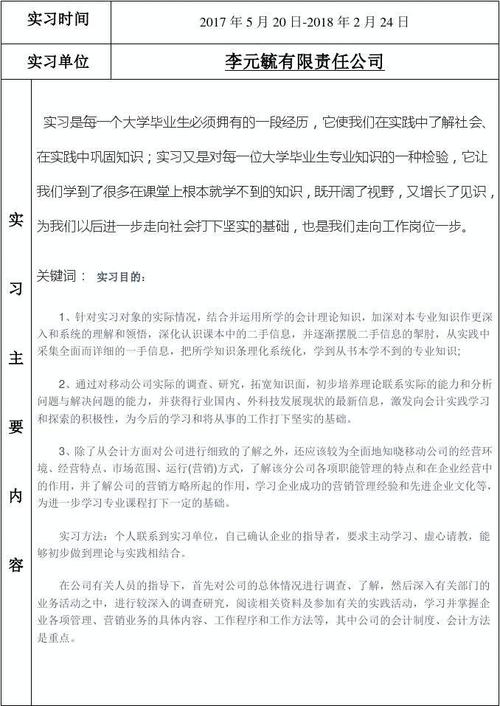 2018年计算机专业毕业实习报告摘要（2）