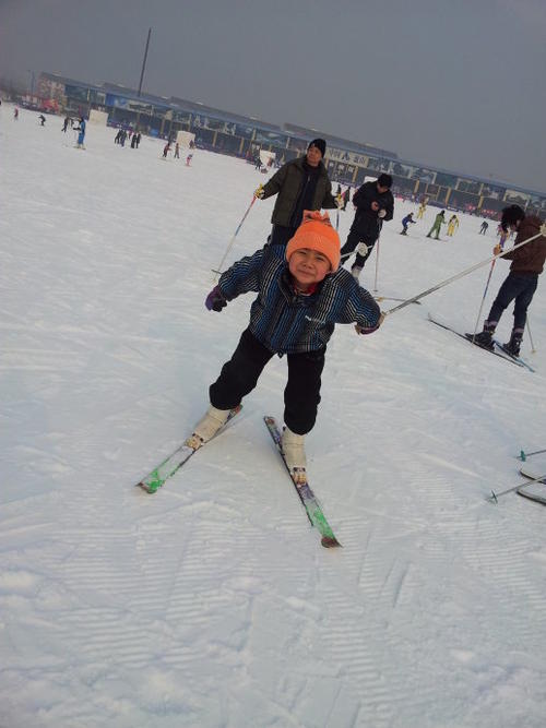 我学会了滑雪