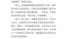 校园一角作文三年级