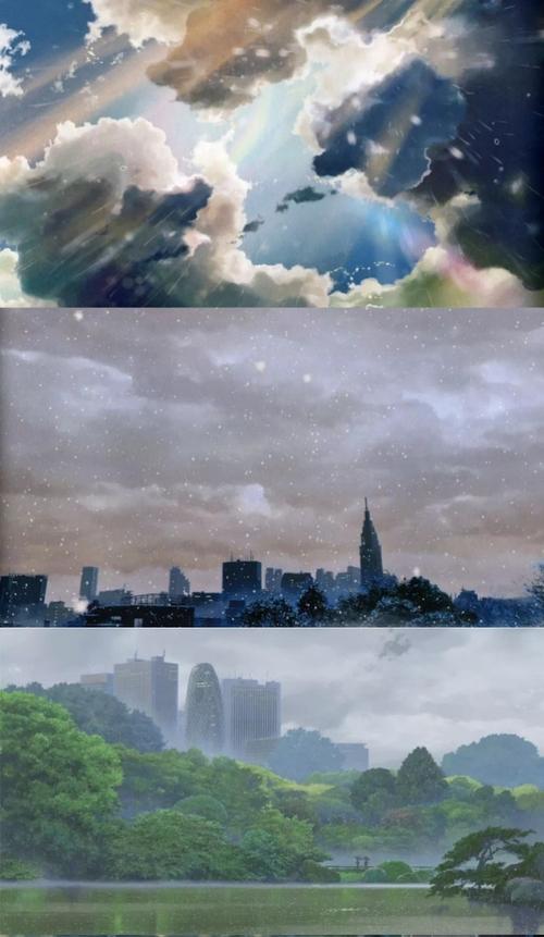 雨中的大自然
