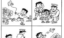 智救小鸟的看图写话