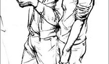 我给家人画速写