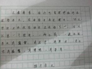 下雪作文300单词四年级