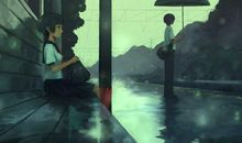 淋雨的感觉真好