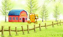 啄木鸟开森林超市的童话故事