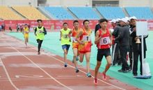 运动会上的一个瞬间