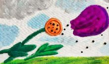 彩虹色的花仿写作文