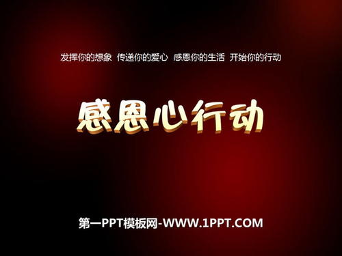 我的感激之举