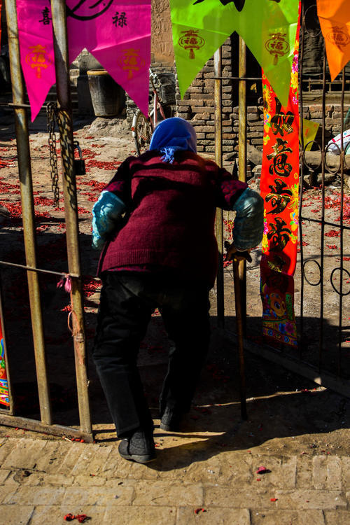 在奶奶家过年