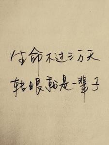 我从不后悔自己的辛勤工作