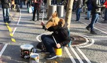 街头的流浪艺人