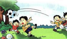 小小足球赛看图写作