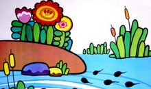 小蝌蚪找妈妈看图写话二年级